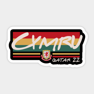 Cymru Qatar, Yma O Hyd, Welsh football supporter Sticker